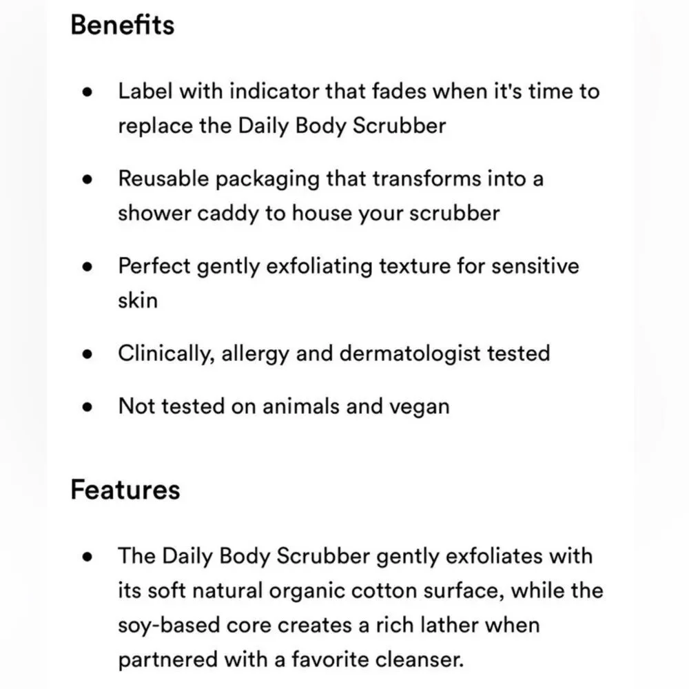 $4 🌸 Daily Concepts ~ Body Scrubber ~ NEW
FULL SIZE - Picture 2 of 8
